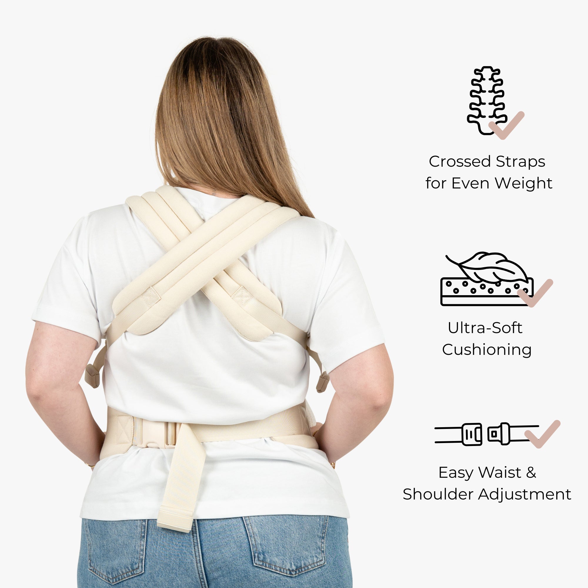 The Bonding Carrier - Cotton Cloud - Baby Bondé