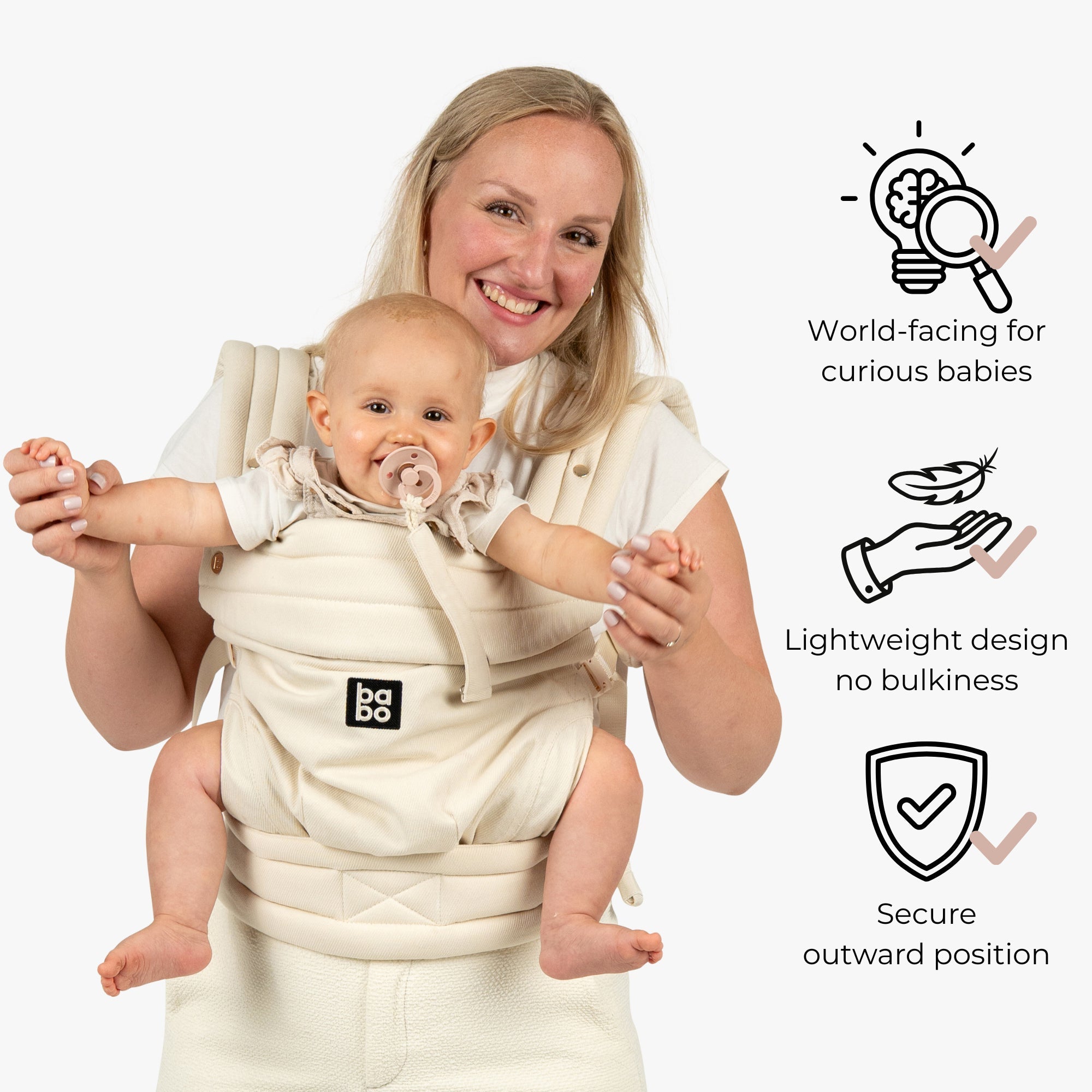 The Bonding Carrier - Cotton Cloud - Baby Bondé