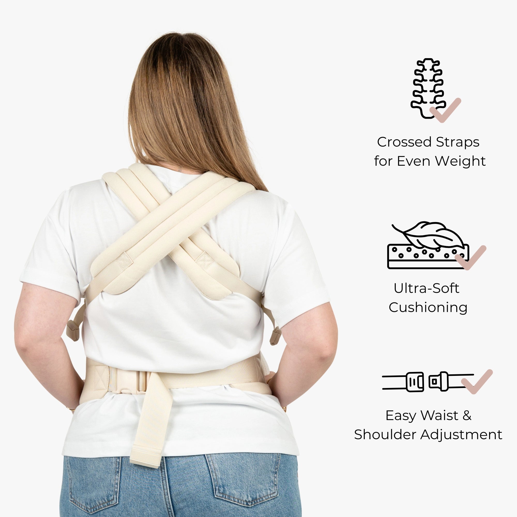 The Bonding Carrier - Cotton Cloud - Baby Bondé