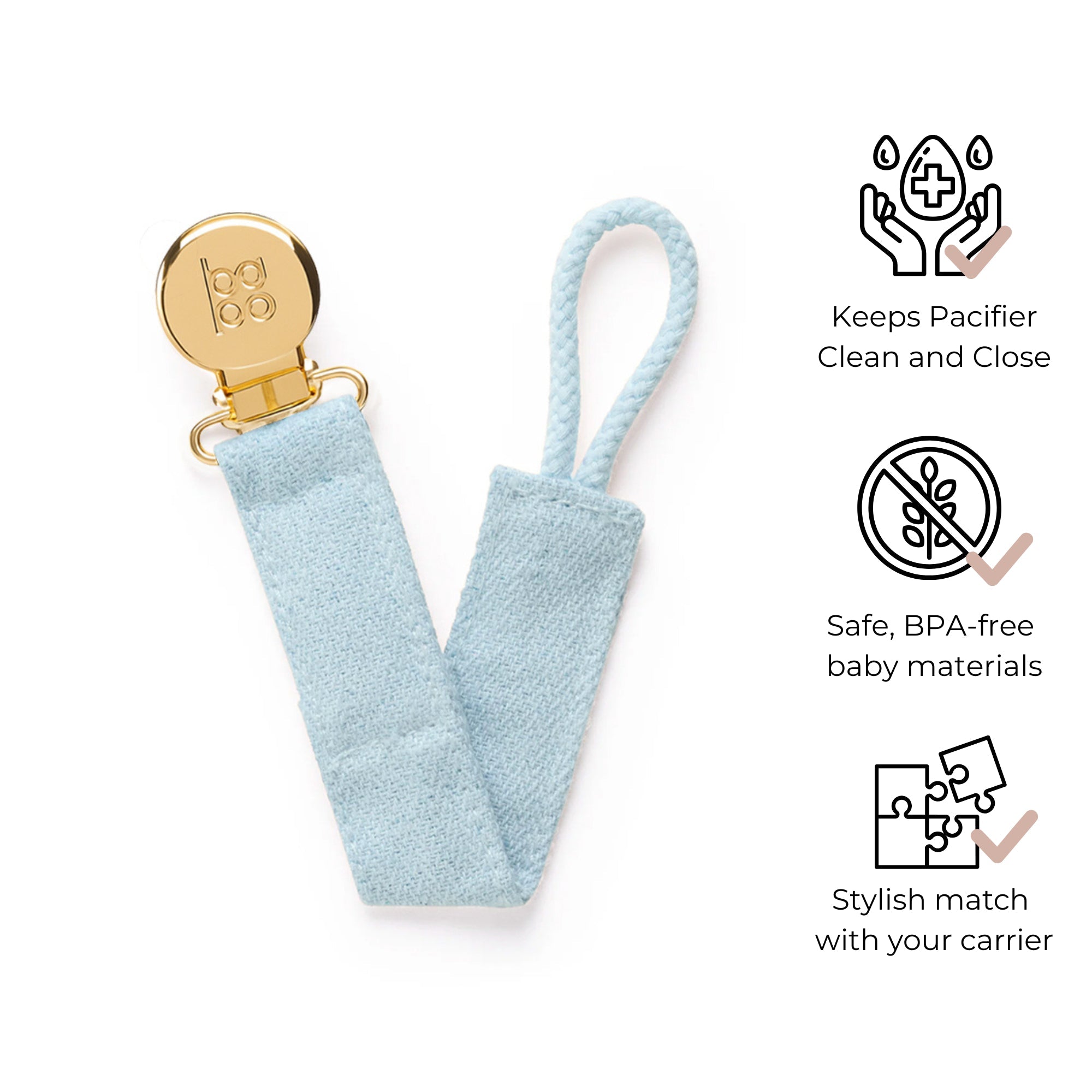 The Bonding Carrier - Denim Cloud - Baby Bondé