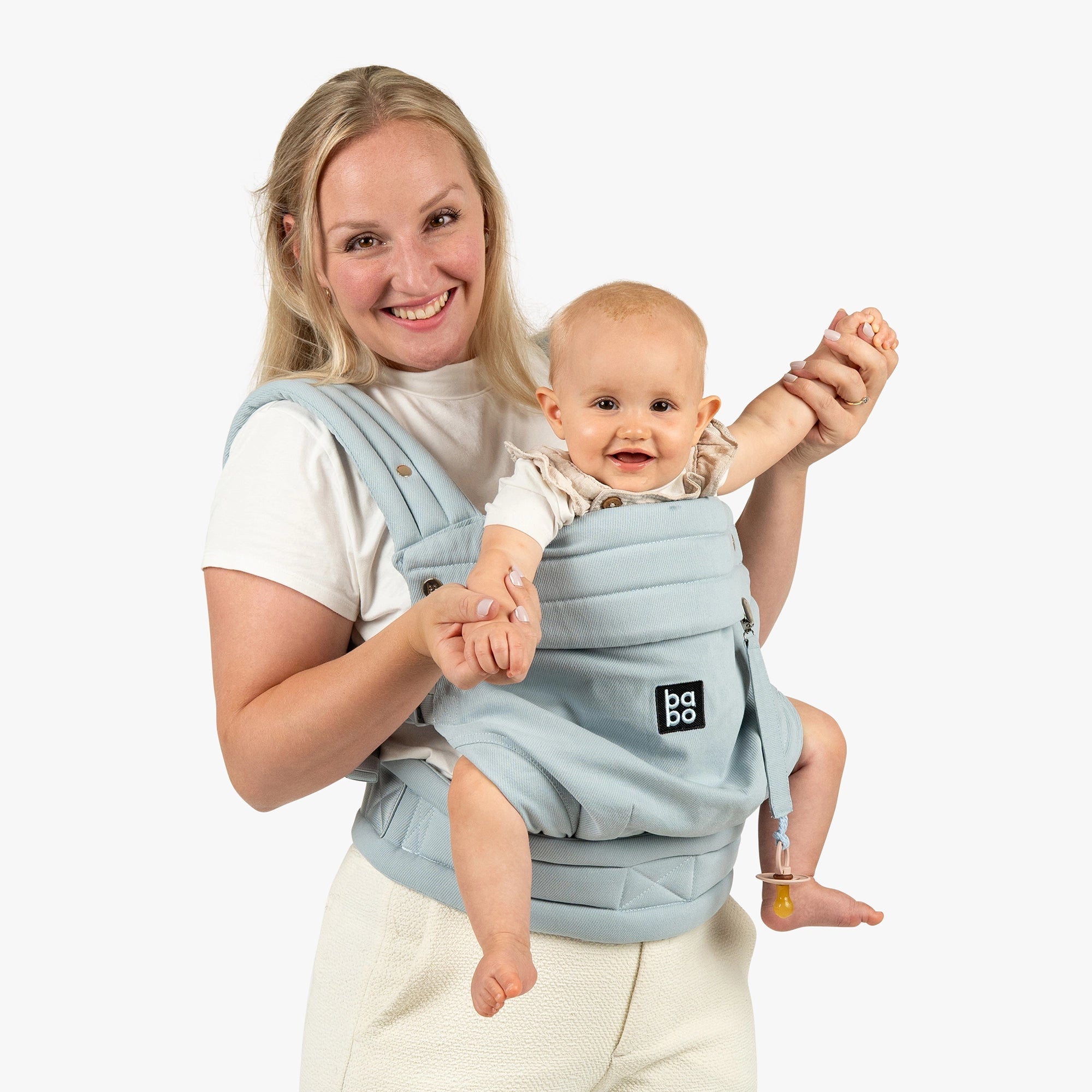 The Bonding Carrier - Denim Cloud - Baby Bondé